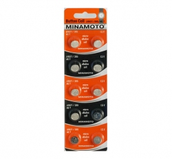 Батарейки Minamoto LR927/395/AG7 10BP щелочные